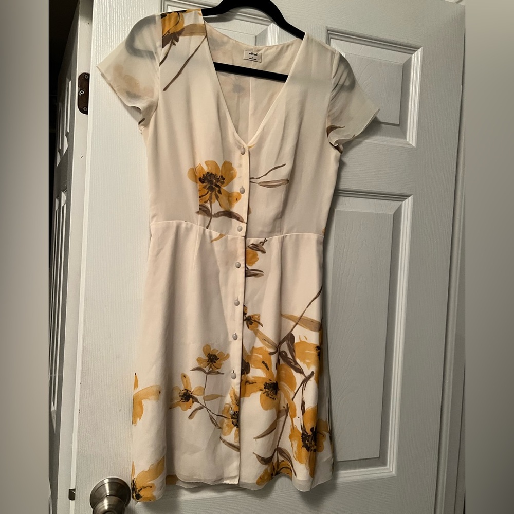 Aritzia Wilfred Summer Sunflower Dress - size 2